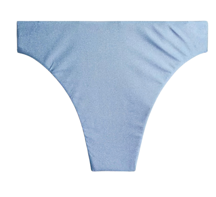 Shiny squareneck bikini top