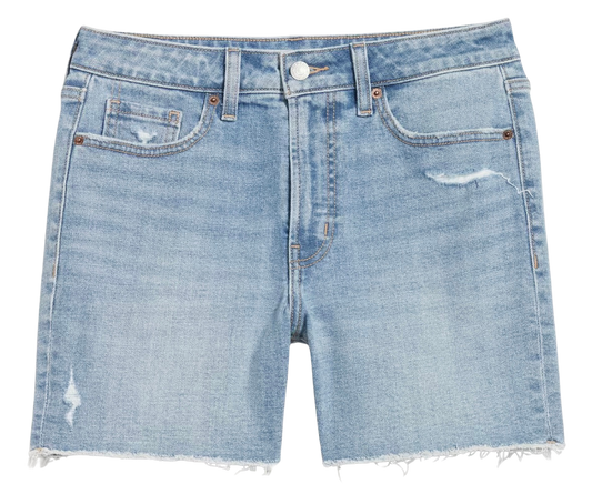 High-Waisted OG Jean Cut-Off Shorts -- 5-inch inseam