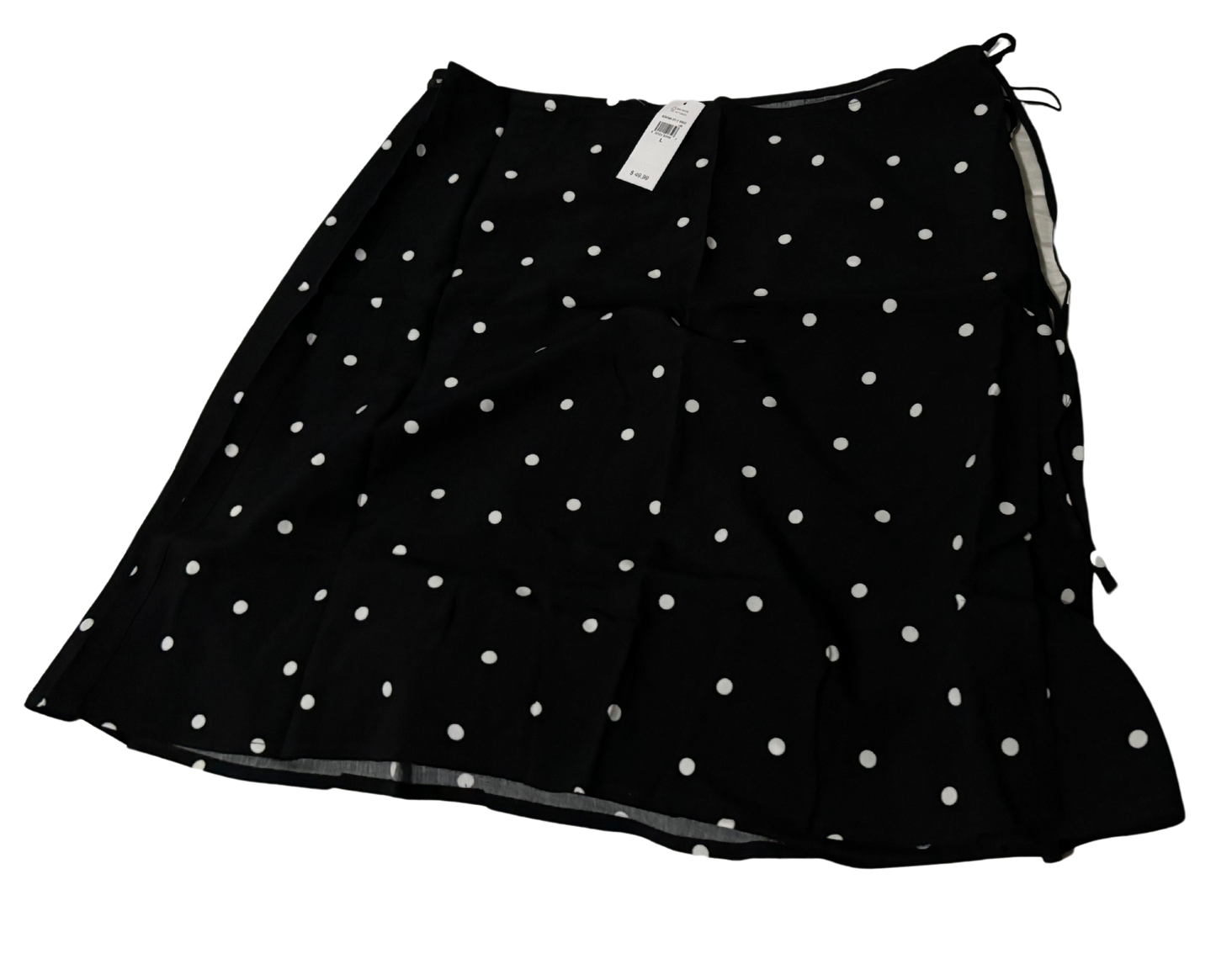 Print Tie-Waist Mini Skirt