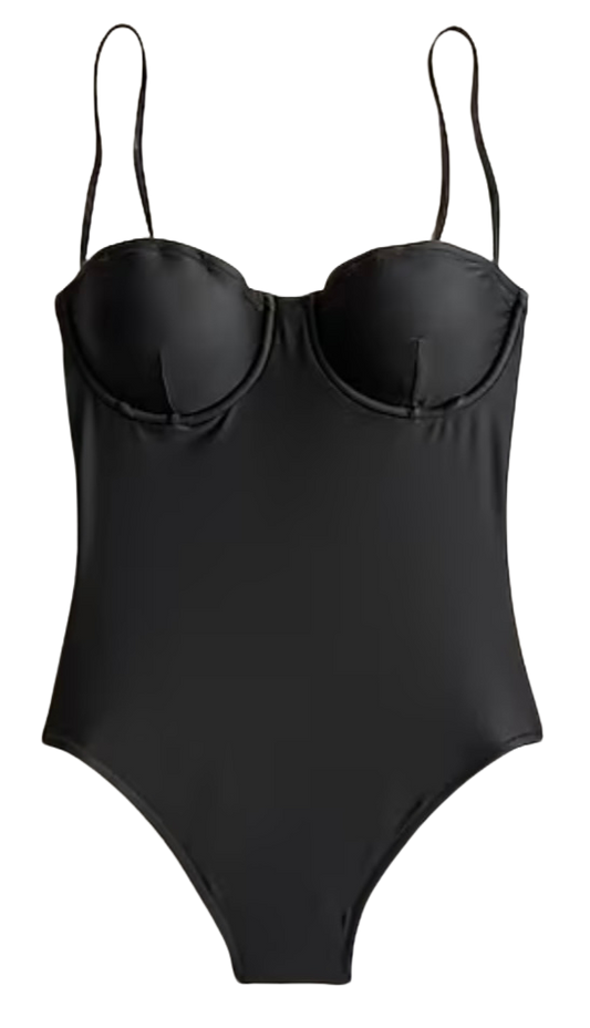 Heritage balconette underwire one-piece swimsuit