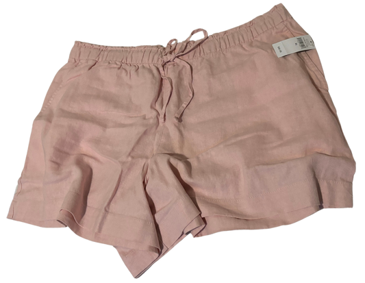 4" Mid Rise Easy Linen-Blend Pull-On Shorts