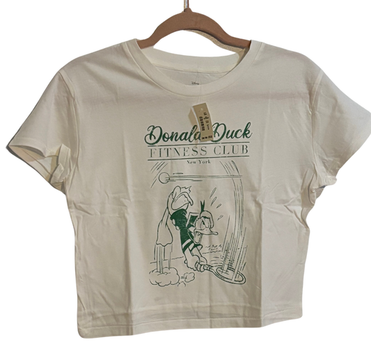 Donald Duck Fitness Club Vintage Graphic Tee