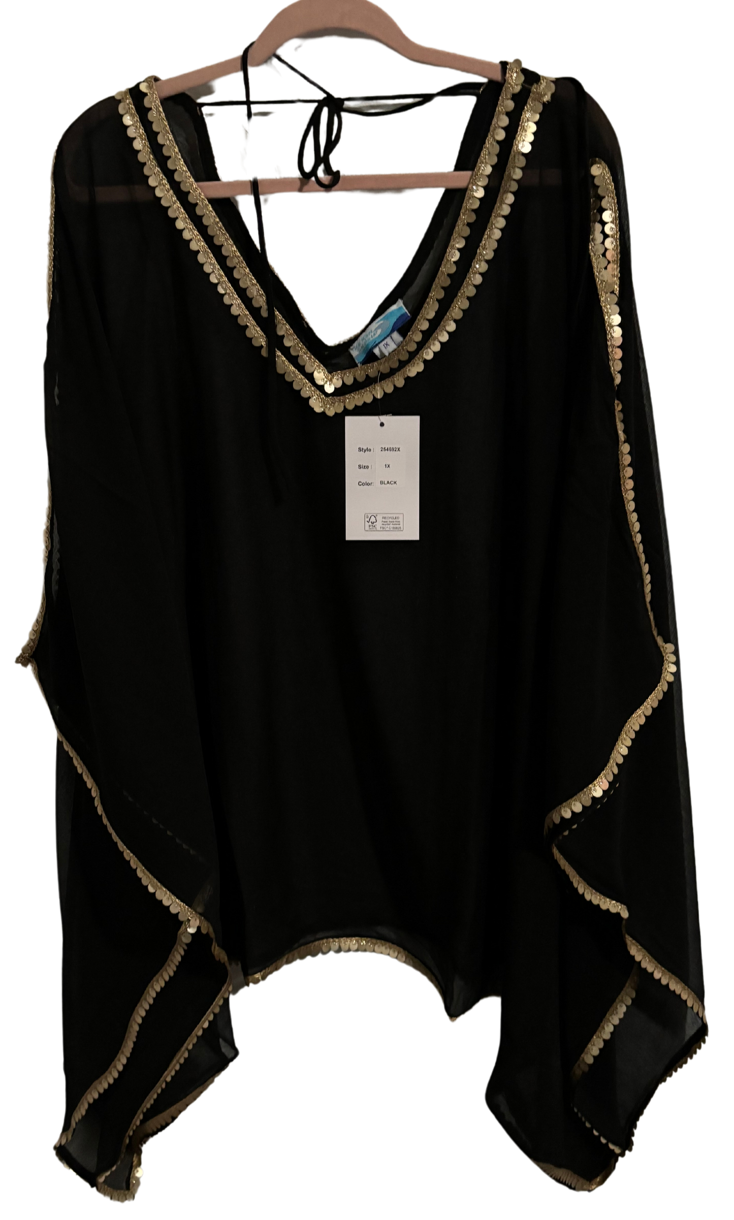 Sequined Cutout Cover Up