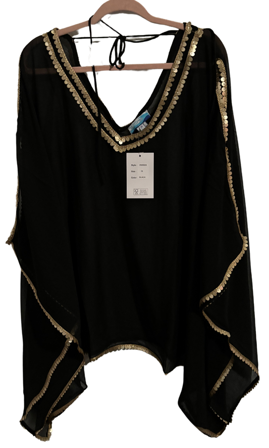 Sequined Cutout Cover Up